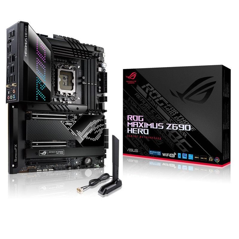 Asus Intel Z690 ROG Maximus Hero PCIe 5.0 ATX Motherboard - اللوحة الأم